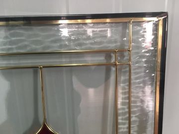 Klare abgeschrägte Glastür täfelt thermische Schalldämmungs-verschiedene Form