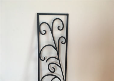 Kundenspezifische Schmiedeeisen-Eingangstür-Stärke 30 S509-Millimeter Art-Eisen-Mosaik-Glas