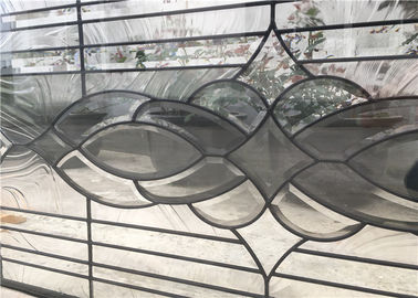 22&quot; * 48&quot; Schwarz-Patina-kopiertes Glas-Platten, 19 - 30-Millimeter-dekorative Glasblätter