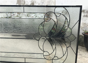 Schwarze Patina-Glasschiebetür-doppelverglastes teleskopisches ausgeglichenes Glas