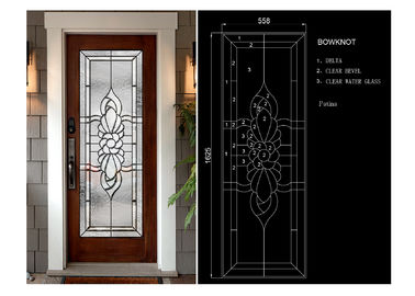 Arktis kopierte Fenster-Tür-Klagen-dekorativen Mattglas-Messing/Nickel/Patina
