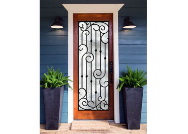 Antiseptische kundenspezifische Schmiedeeisen-Türen mit Glasinspirations-Kunstfertigkeit