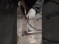 Erosionsbeständigkeit / feuerfeste Schmiedeeisen Glas Quadrat Stahltüren