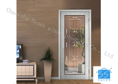 Eingangstür-dekoratives Platten-Glas 22&quot; * 64&quot;/Sondergröße-Stahlrahmen-Material