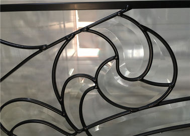 Klassisches Farbtür-Kunst-Glas täfelt thermische Schalldämmungs-verschiedene Form