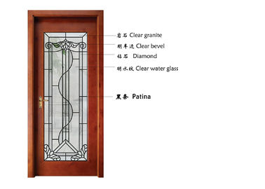 Buntes dauerhaftes Email gemalte dekorative Platte Glas für Wohnungs-Ausgangsmuster-Oberfläche